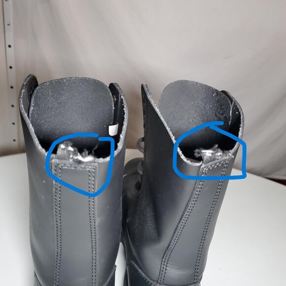 Grinders Herald Black Boots 14 Eye Formal Leather Military Uniform EU44 - Picture 6 of 16